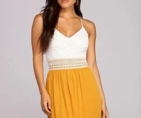 Crochet Cutie Maxi Dress