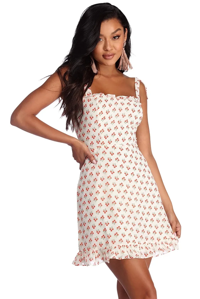 Out Of The Woods Mini Dress