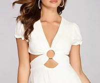 Made The Cutout Gauze Dress
