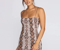 Wild Child Bodycon Mini Dress