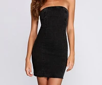 Daring Denim Mini Dress
