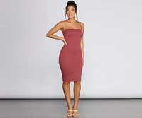 Simple And Stunning Midi Dress