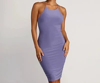 Essential Sleek Midi Dress
