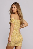 Get Sprung On Florals Mini Dress