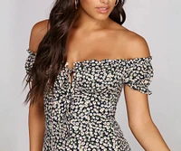 Get Sprung On Florals Mini Dress