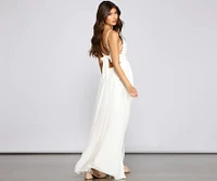 Vacay Vibes Crochet Knit Maxi Dress