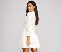 Lovely Little Linen Skater Dress