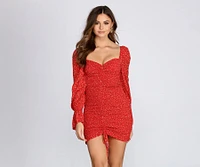 Floral Flair Smocked Mini Dress