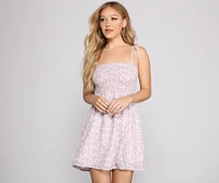 Brunch Babe Smocked Floral Dress