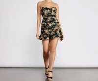 Floral Feels Ruffle Mini Dress