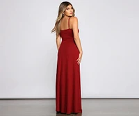 Effortless Style Tie-Front Maxi Dress
