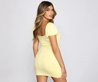 So Adored Cut Out Mini Dress