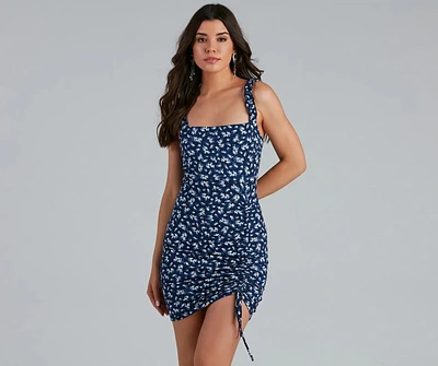 Perfect Pick Ditsy Floral Mini Dress
