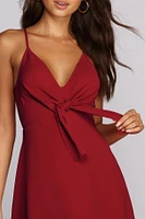 Sweetly Tied Skater Dress