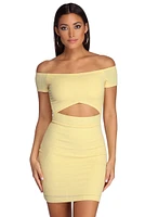 Such A Waist Off Shoulder Dress