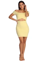 Such A Waist Off Shoulder Dress