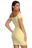 Such A Waist Off Shoulder Dress
