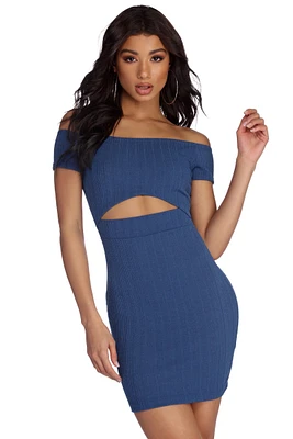 Such A Waist Off Shoulder Dress