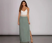 Crochet Cutie Maxi Dress
