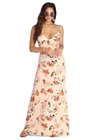 With The Floral Flow Maxi Dress