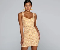 Blooming Floral Mini Dress