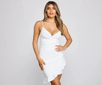 Sweet like Candy Ruffle Mini Dress