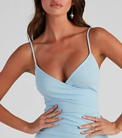 Sweet like Candy Ruffle Mini Dress