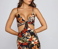 All Eyes On Me Floral Eyelet Maxi Dress