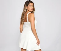 Fun And Flirty Skater Dress