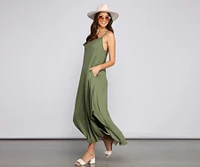 Effortless Vibes Sleeveless Maxi Dress