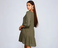 Effortless Vibes Babydoll Dress