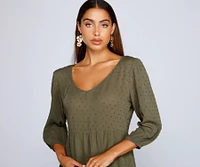 Effortless Vibes Babydoll Dress