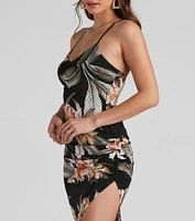 Sunset Walk Floral Midi Dress