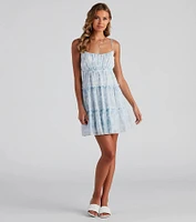 Sway With Me Floral Chiffon Dress