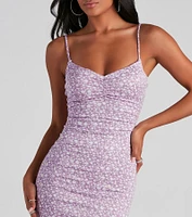 Cutest Look Floral Mini Dress
