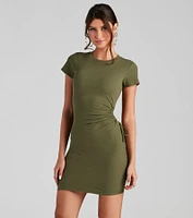 Trendy Deets Knit Mini Dress