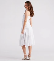 Sunshine On My Mind Linen Midi Dress
