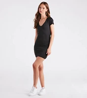The Perfect Basic Knit Mini Dress