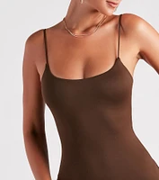 Smooth Essential Square Neck Mini Dress