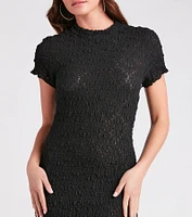 Curve-Hugging Chic Sheer Lace Maxi Dress