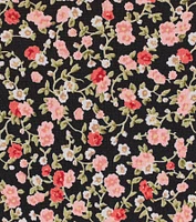 Sweet Flair High Slit Ditsy Floral Knit Midi Dress
