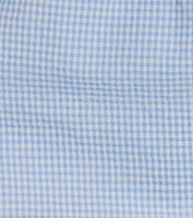 Major Sweetheart Smocked Gingham Cotton Skater Dress
