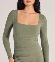 Always A Good Time Long Sleeve Midi Dress