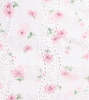 Fall Love Floral Eyelet A-Line Mini Dress