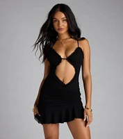 Too Extra Cutout Bodycon Mini Dress