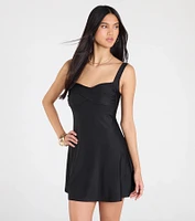 Flirty Night Out A-Line Mini Dress