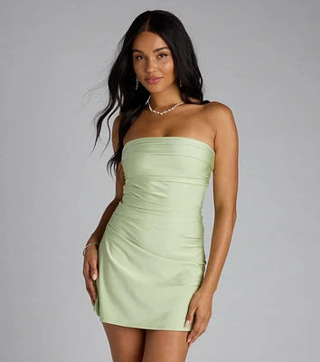 When The Sun Goes Down Tie Back Mini Dress