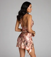 Glow Mode Activated Leopard Mini Dress