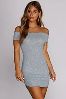Round And Glitter Dress