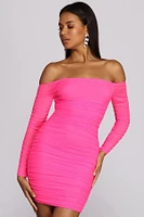 Miss Me Mesh Mini Dress